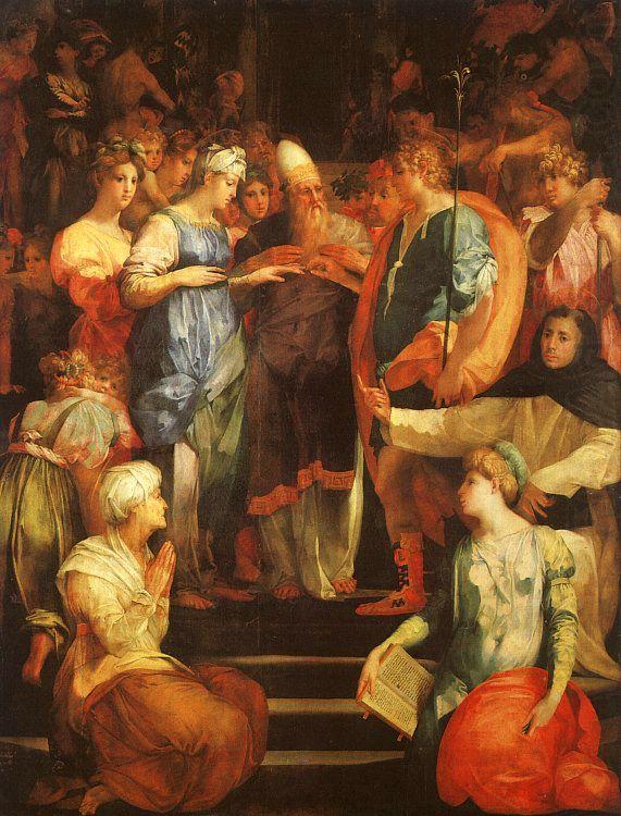 Rosso Fiorentino Marriage of The Virgin china oil painting image